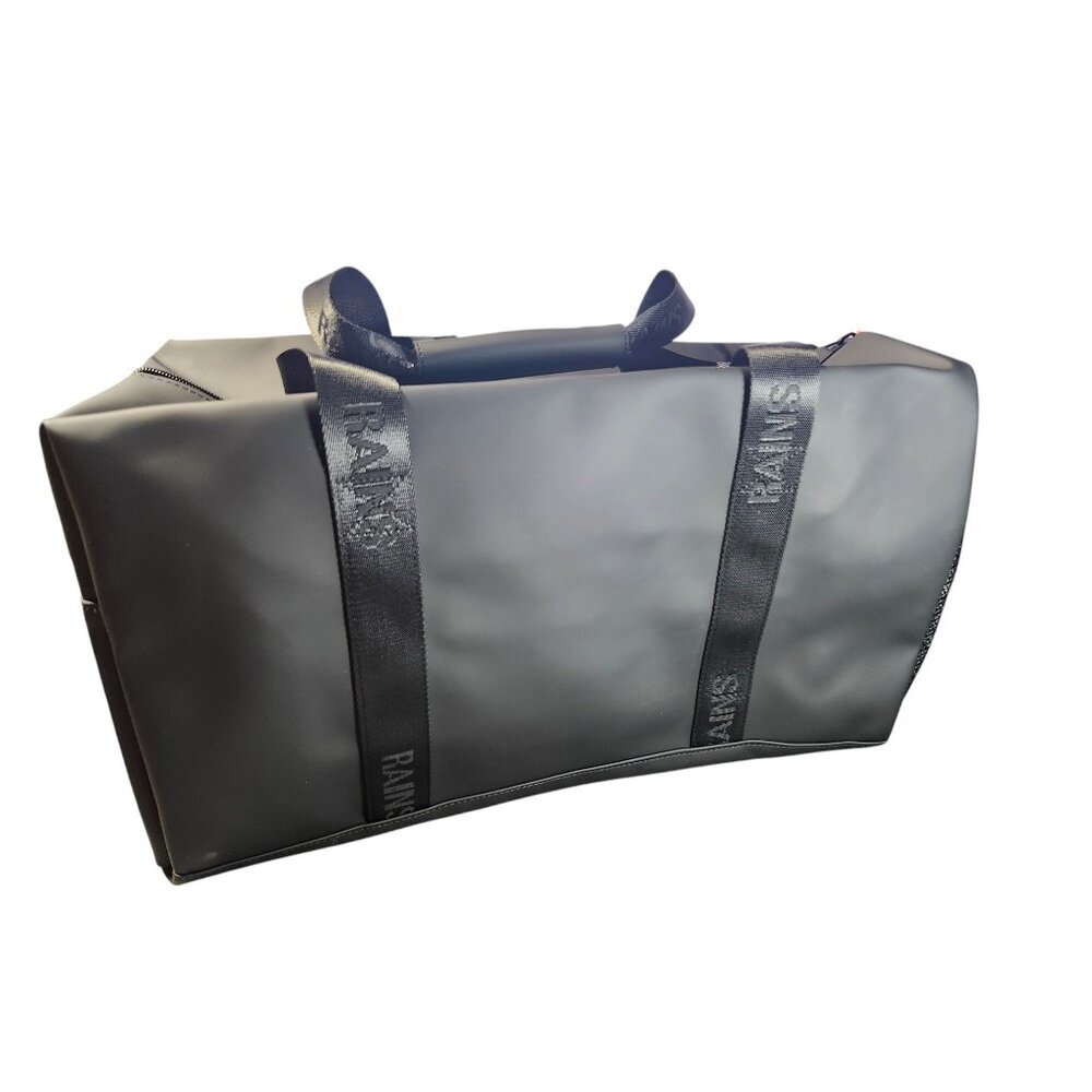 RAINS Black Weekend Tote Bag